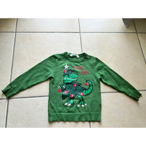 TODDLERS CHRISTMAS SWEATSHIRT BY H&M. SIZE 4-6 YEARS Dinosaur String Lights